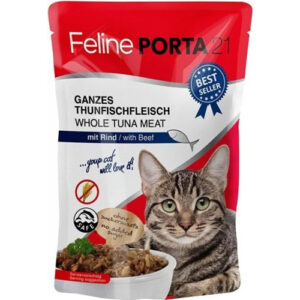 Feline Porta 21 tonnikala-nauta 100 g
